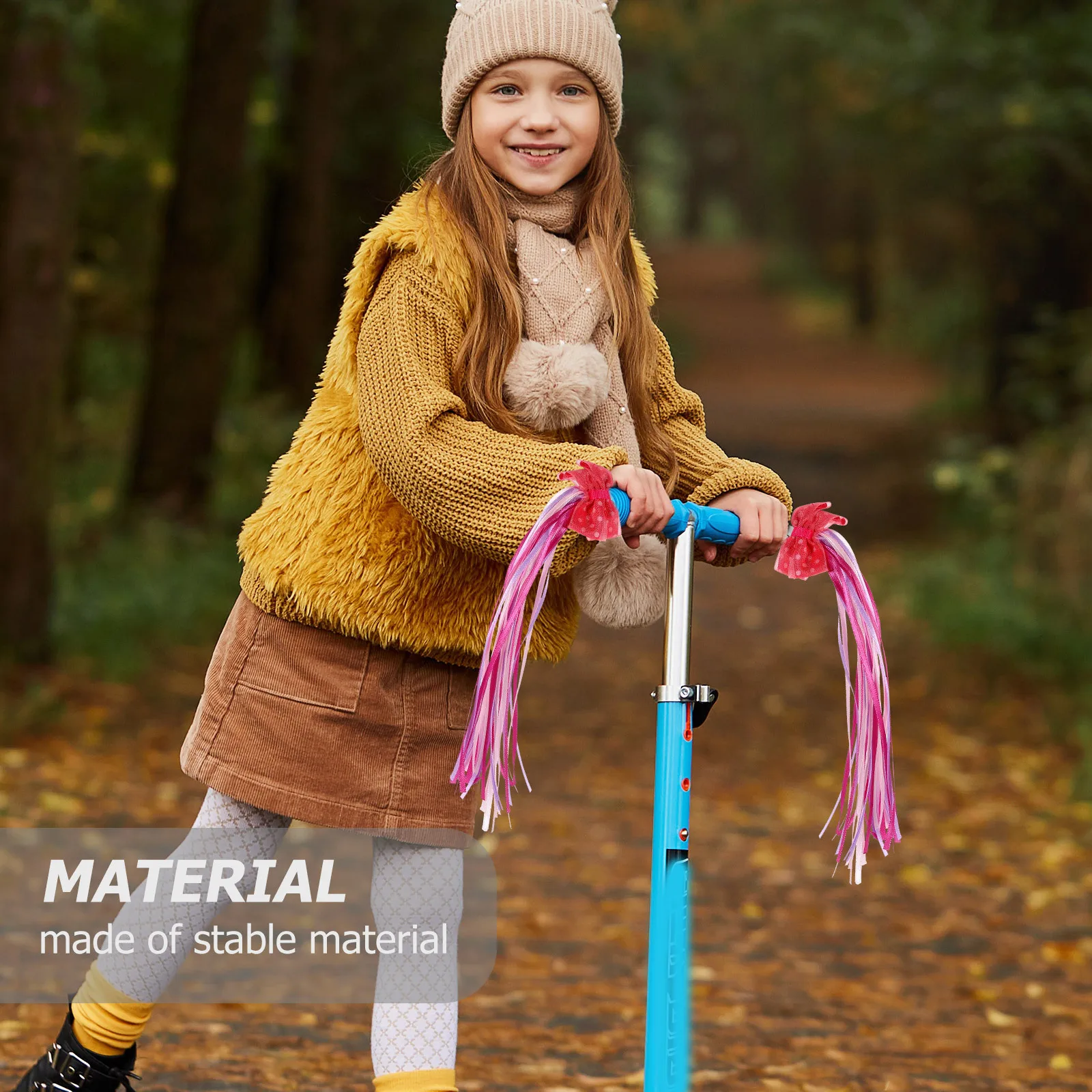 

4 шт. велосипедные ленты, подвесные ленты на руль для велосипедов, скутеров, ручки с кисточками, декоративные уличные походные снасти для красоты