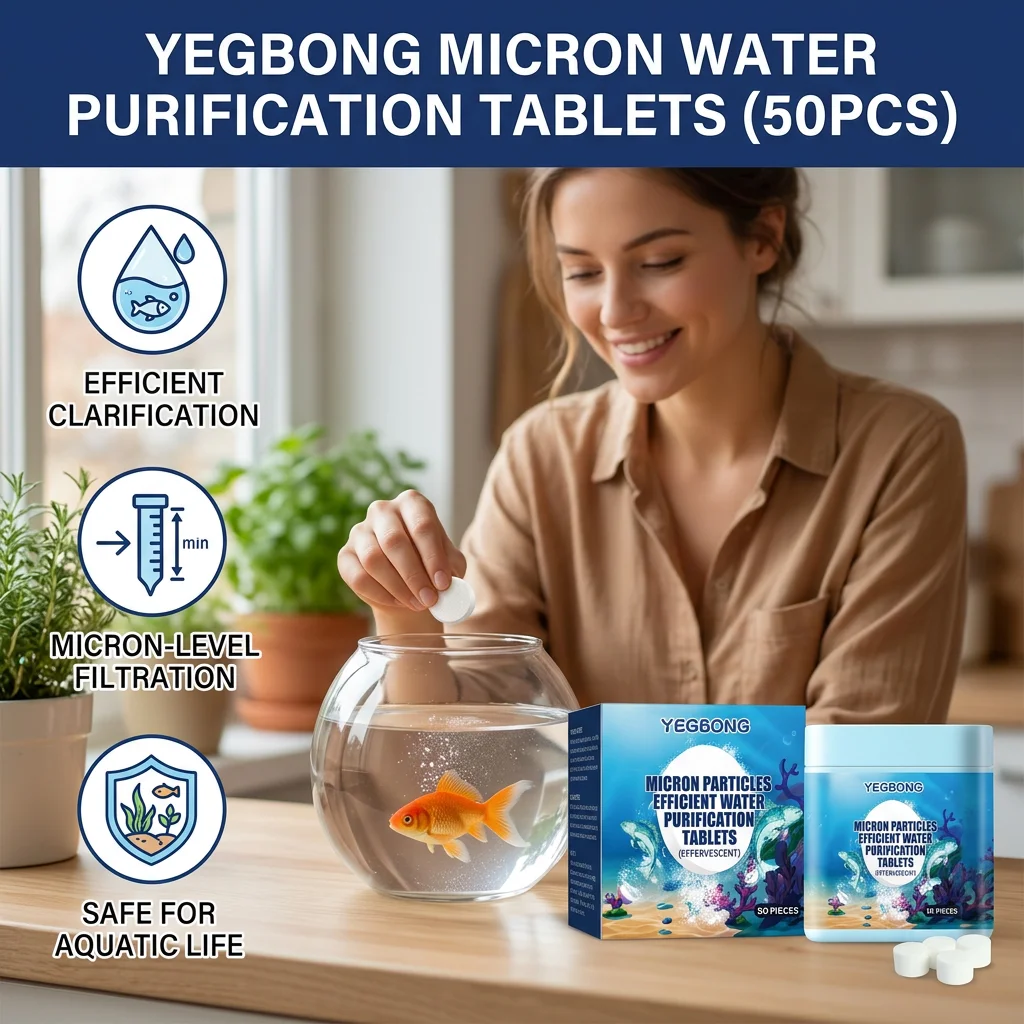 Water Purification Tablet - Aquarium Water Purification Tablets Remove Harmful