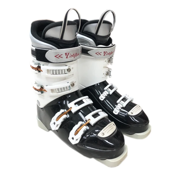 Alpine Ski Boots With Stiff Shell