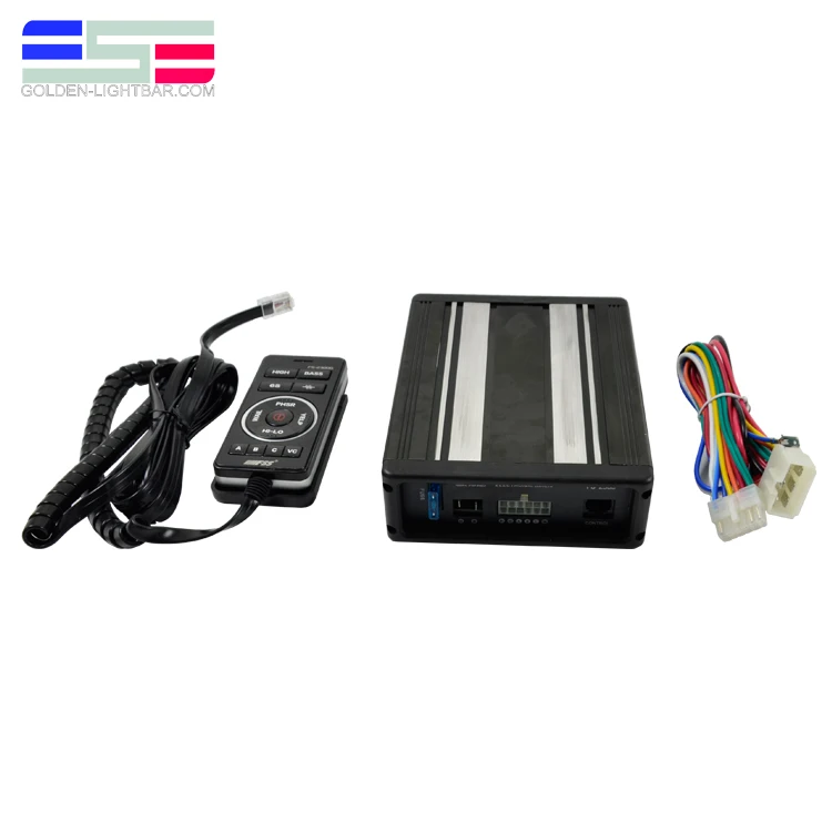 Emergency security 12v amplifier 100w siren speaker for public address system