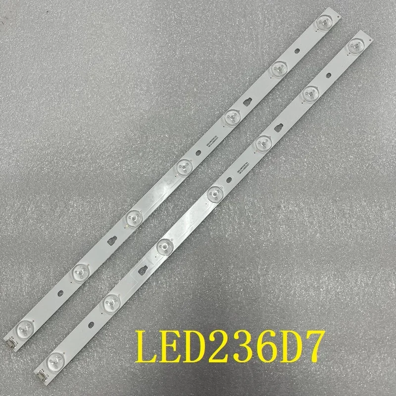 

LED Backlight Strips(2) 7LED For MYSTERY MTV-2431LT2 LE24B8000T LED236D7-01(B) TV TF-LED24S38T2 PLE-2405HD TV LE24B8000T