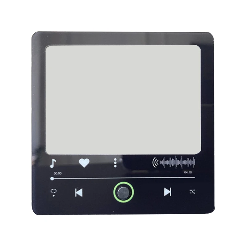 ABBG-Photo Music Box Fridge Stickers Customized Music Fridge Stickers Replaceable Photo Anniversary Gift Couple Present