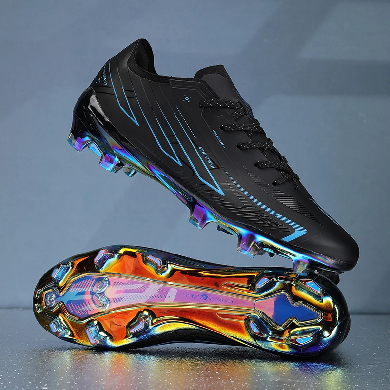 Cost-effective Adult TF Football Boots PU Blend Fabric Durable Rubber Stud Anti-slip For Amateur Adult Football Enthusiasts