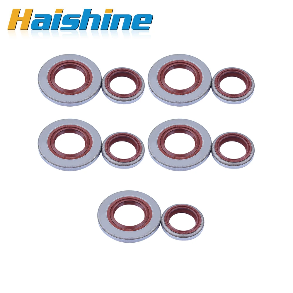 5pcs Oil Seal Set For Stihl MS660 066 MS650 9640 003 1850 , 9640 003 1560 For Chainsaw motosierras Chainsaw