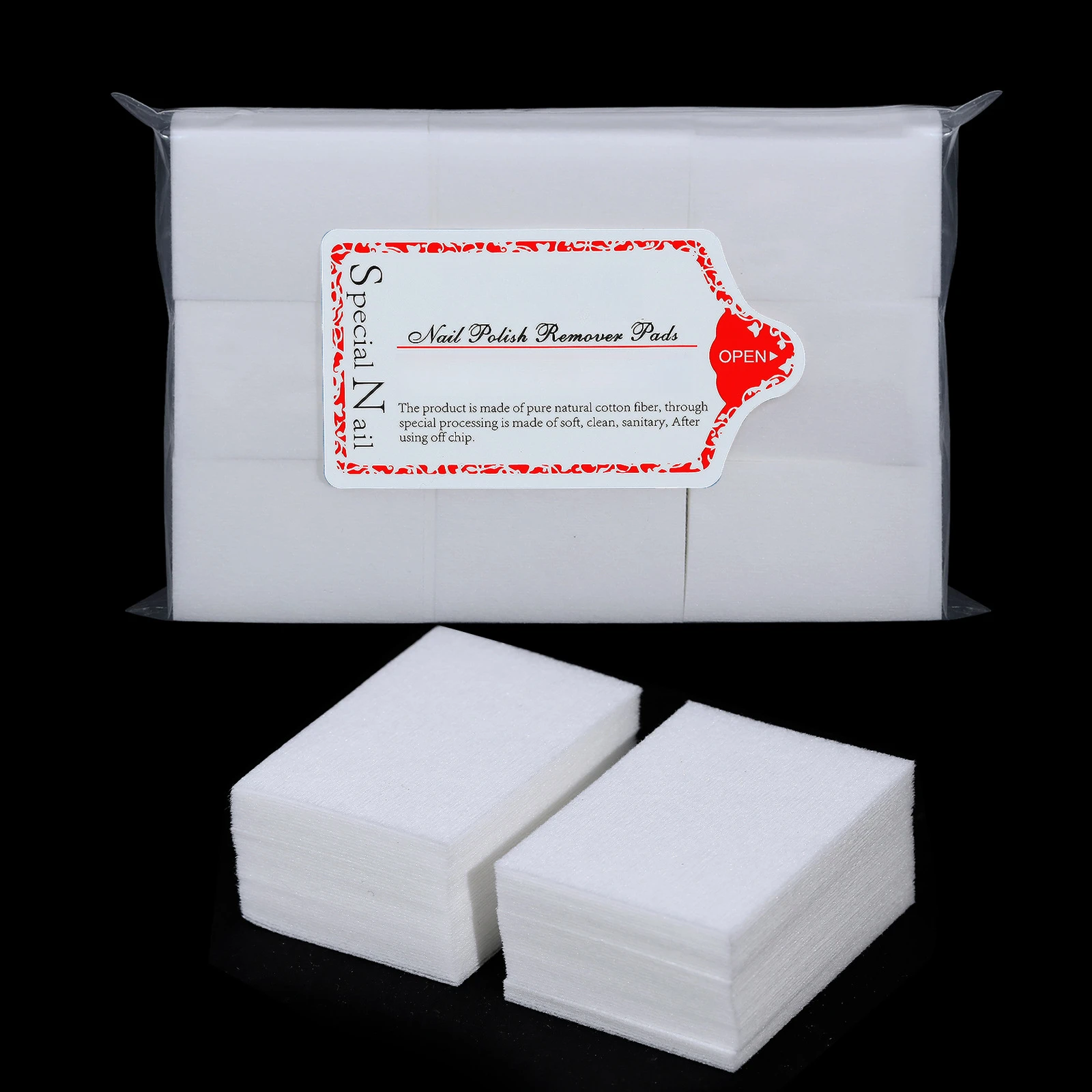 Dischetti di cotone al 100% per salviette per unghie Lint-Free Nail Cotton Gel Polish Remover Nail Art Profession Strumenti per la pulizia Forniture per manicure