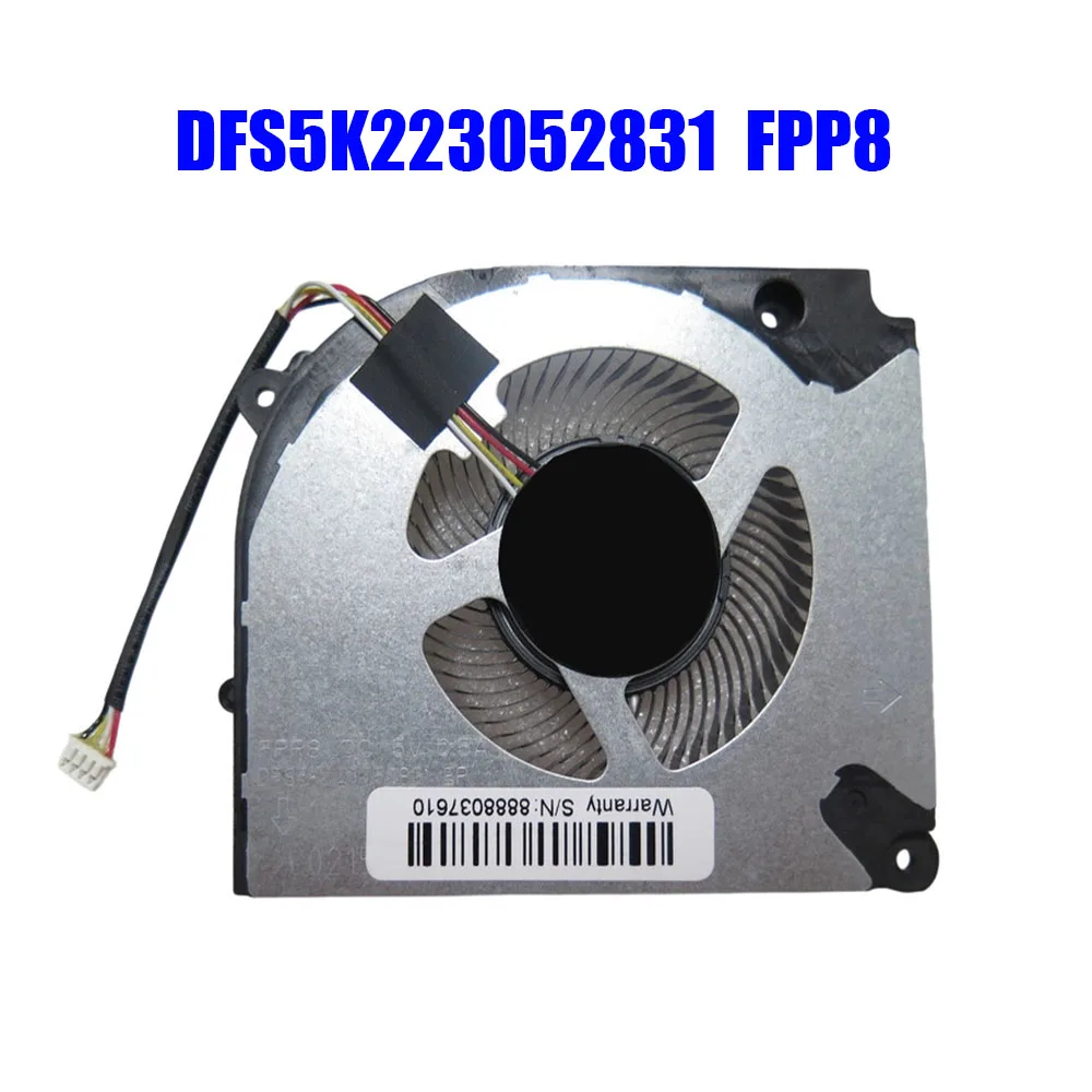 For DFS5K22115371U FPP9 DFS5K22115371U-FPP9 DFS5K223052831 FPP8 DC5V 0.5A 4PIN 4Lines Laptop Cooling Fan New
