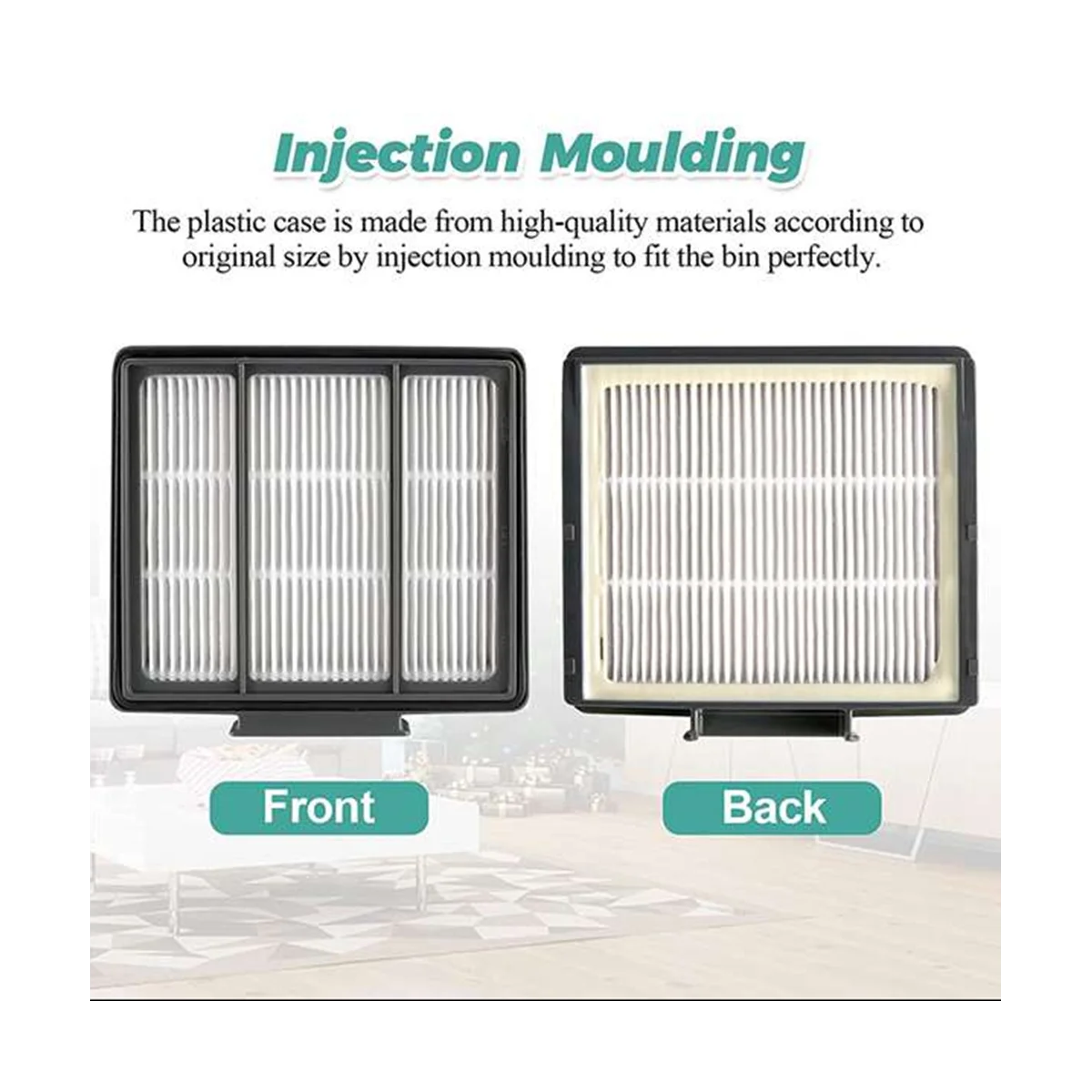 Filtro de repuesto Compatible con ION Robot R85 RV850 S87, accesorios para aspiradoras, piezas de repuesto