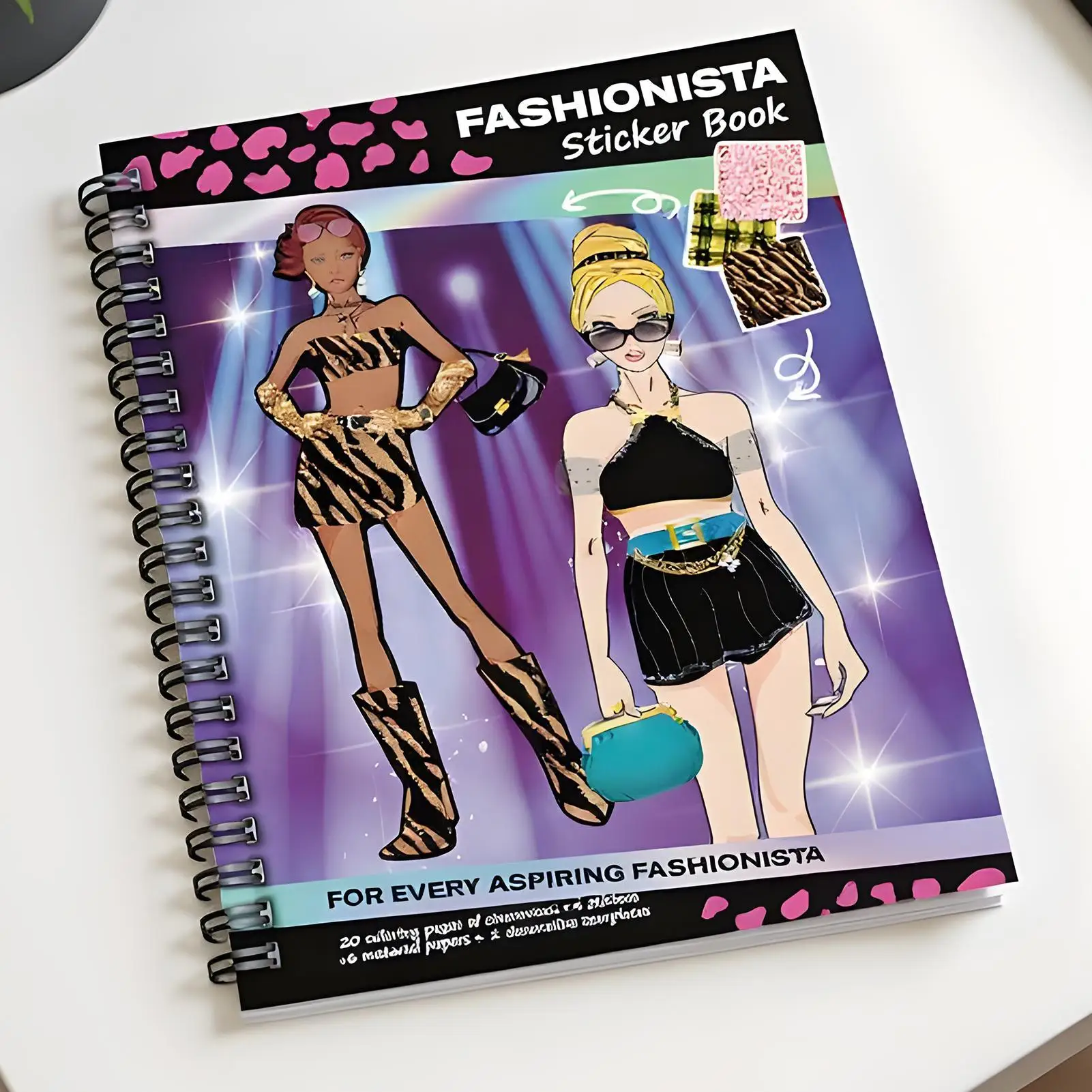 Anzieh-Stickerbuch, Aufkleber, Anzieh-Aktivitätsbuch für Kinder, lehnende Spiele, interaktiv, für Spielzeit, Vorschule, Familie, Jungen und Mädchen