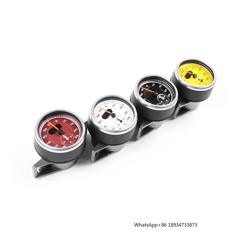 جديد 2012-2019 لـ 911 كاريرا 991 لوحة القيادة عداد السرعة ساعة توقيت وحدة التحكم باللون الأسود والأحمر والأبيض والأصفر #2