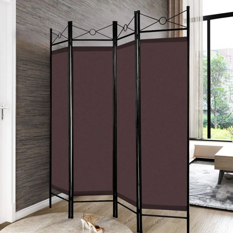 

4-Panel Room Divider, Folding Privacy Partition, Freestanding Room Dividers