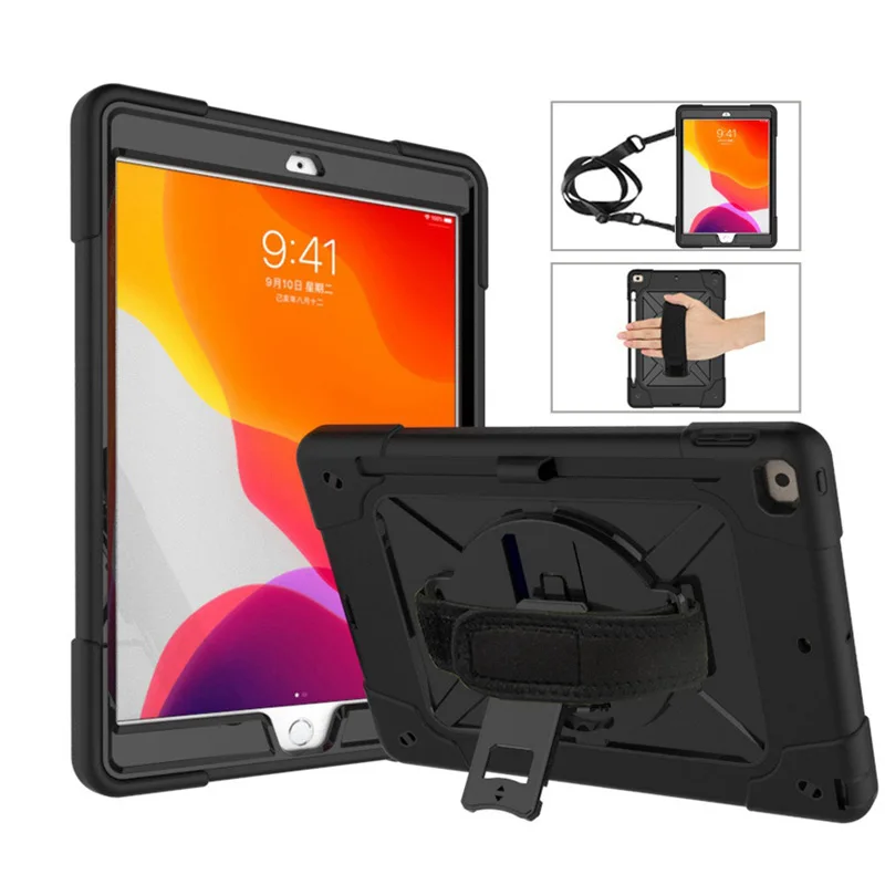 

For iPAD 10.2 2019 2020 7th 8th A2270 A2428 A2429 A2430 2019 2020 Safe Armor Shockproof Heavy Duty Silicone Hard Case + FilmPen