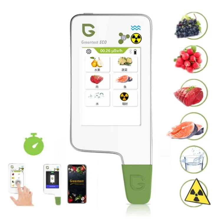 Wholesale Greentest ECO6T Food Nitrate Water Quality Nuclear Radiation Environmental Detector With Timer