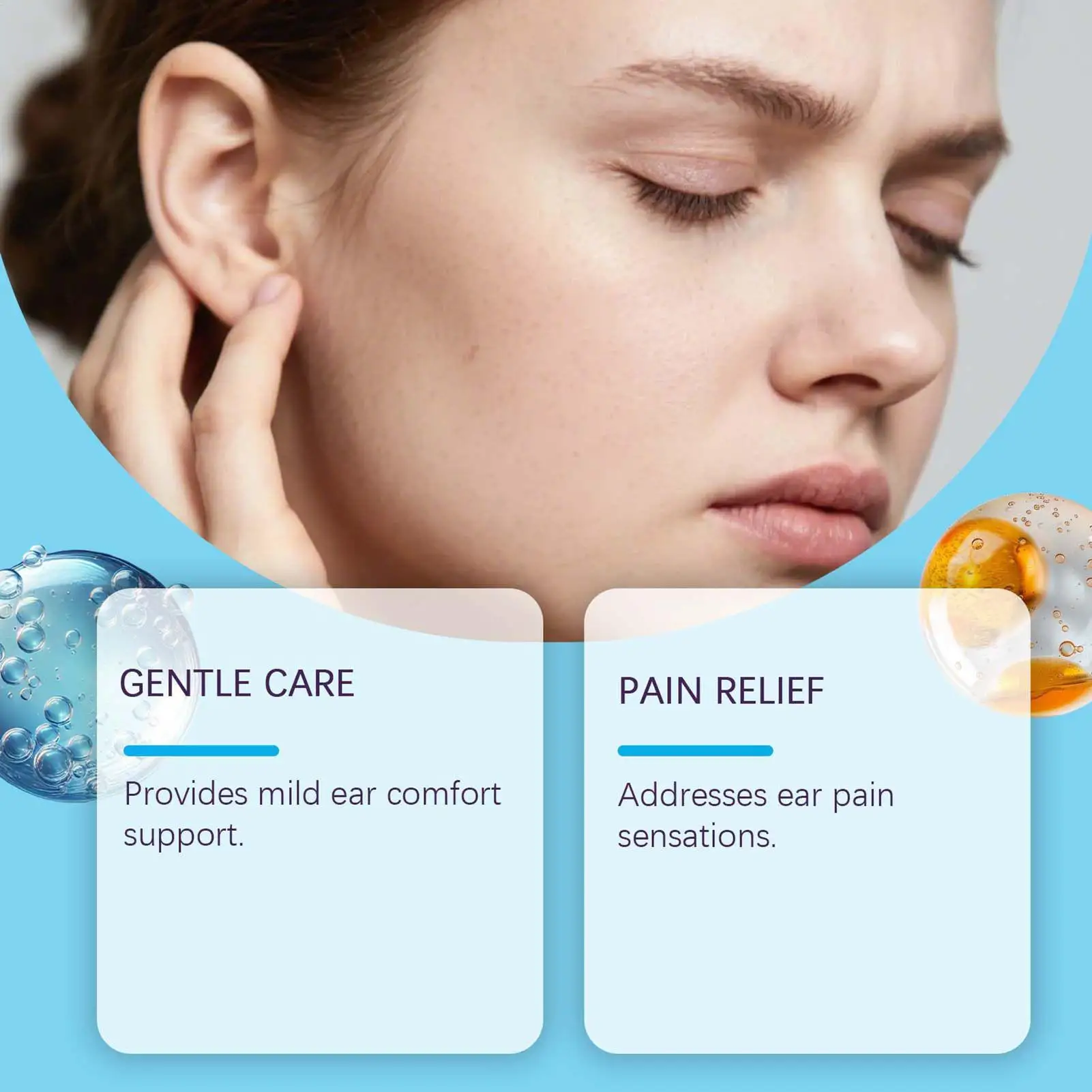 

Облегчение звонных ушей, 12-компонентная дышащая ткань, средство для ухода за ушами, уменьшение шума, средства для ухода за ушами, дискомфорт на растяжение