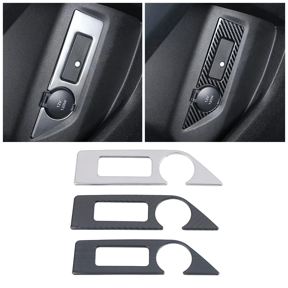 for Haval F7 2nd Gen 2024-2026 Passenger Seat Side Cigarette Lighter Panel Frame Trim Stainless Steel Refit Decoration Sticker