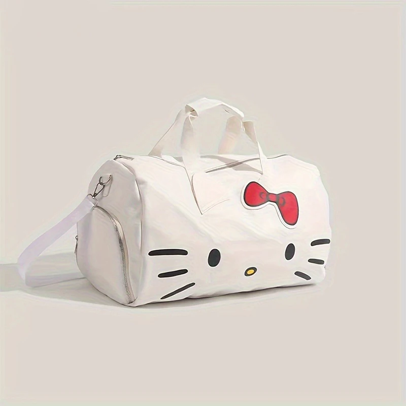 

Hot Sanrio Hello Kitty Handbag Girl Cosmetics Mobile Phone Storage Bag Aslant Travel Backpack Convenient Anime Cartoon New Style