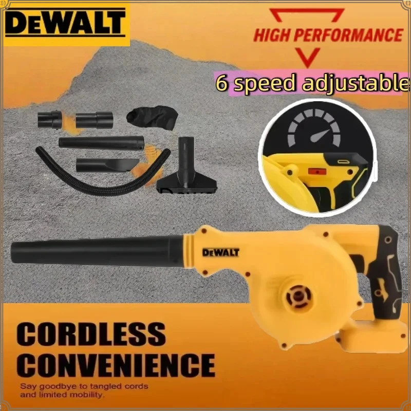 

Беспроводной электрический пылесос-воздуходувка DeWalt Collector Leaf Duster для сбора листьев, многофункциональный инструмент для аккумуляторных электроинструментов DeWalt