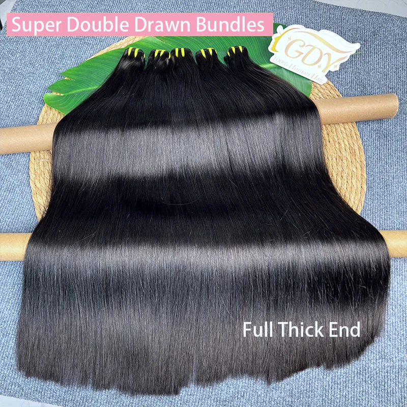 

16A Необработанные необработанные вьетнамские волосы, супер двойные прямые пучки человеческих волос с вытянутой костью, 10-30 дюймов, верхние пучки, наращивание