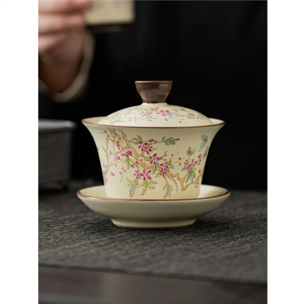 

Chinese Handmade White Porcelain Teacup Travel Portable Tea Bowl Home Boutique Tea Set Accessories Master Cup Personal Cup