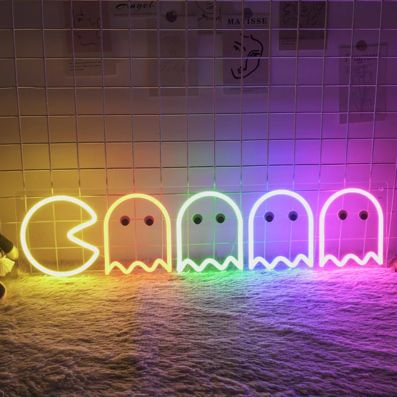 Imagem -06 - Gaming Neon Led Sign Wall Decor Internet Night Lights Decoração do Quarto Sala de Jogos Festa Bar Clube Gamer Meninos