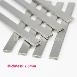 Length 500mm 304 Stainless Steel Flat Steel Thickness 2.5mm Stainless Steel Sheet Flat Bar Width 5/6/7/8/9/10/12/15/16/18-80mm