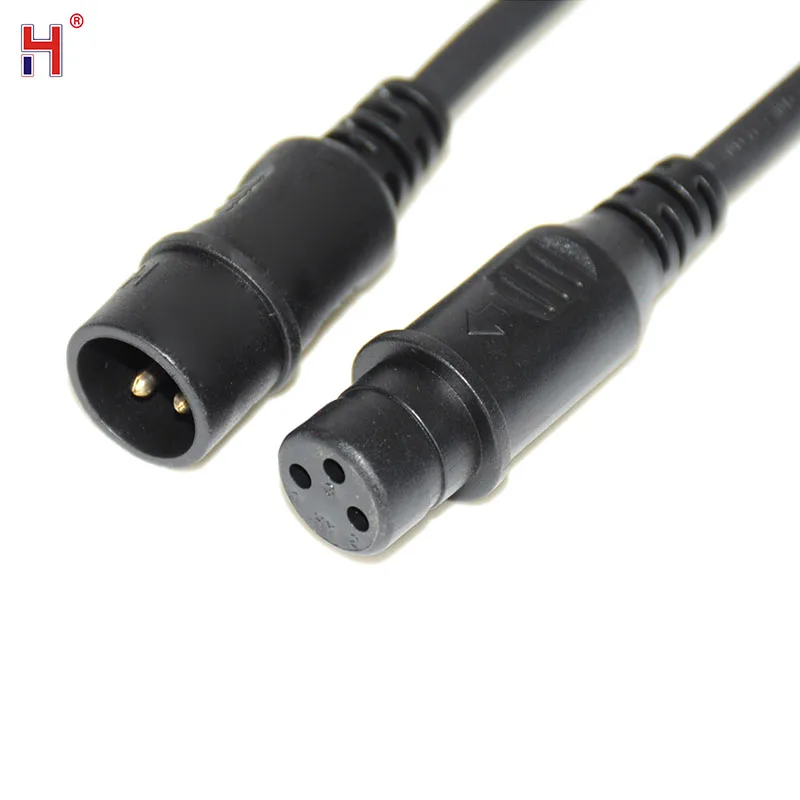 3-Pin Signal Connection DMX Cable For LED Par Light Moving Head Light 1m//2m/3m/5m/10m Stage Lighting Accessories