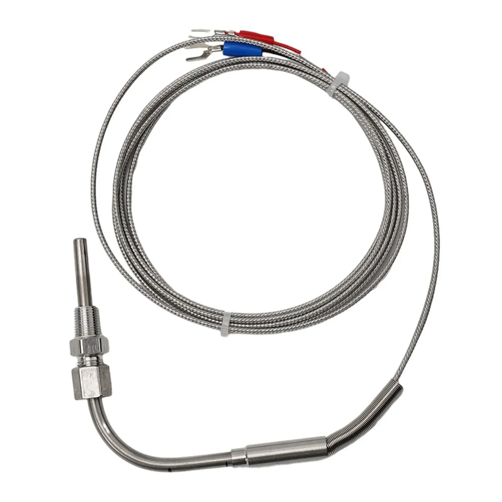 Imagem -02 - Sensor de Temperatura do Gás de Exaustão do Motor Sonda de Rosca do Tubo Termopar Npt Elbow Male Plug tipo k Egt 1200 ° c Aço Inoxidável