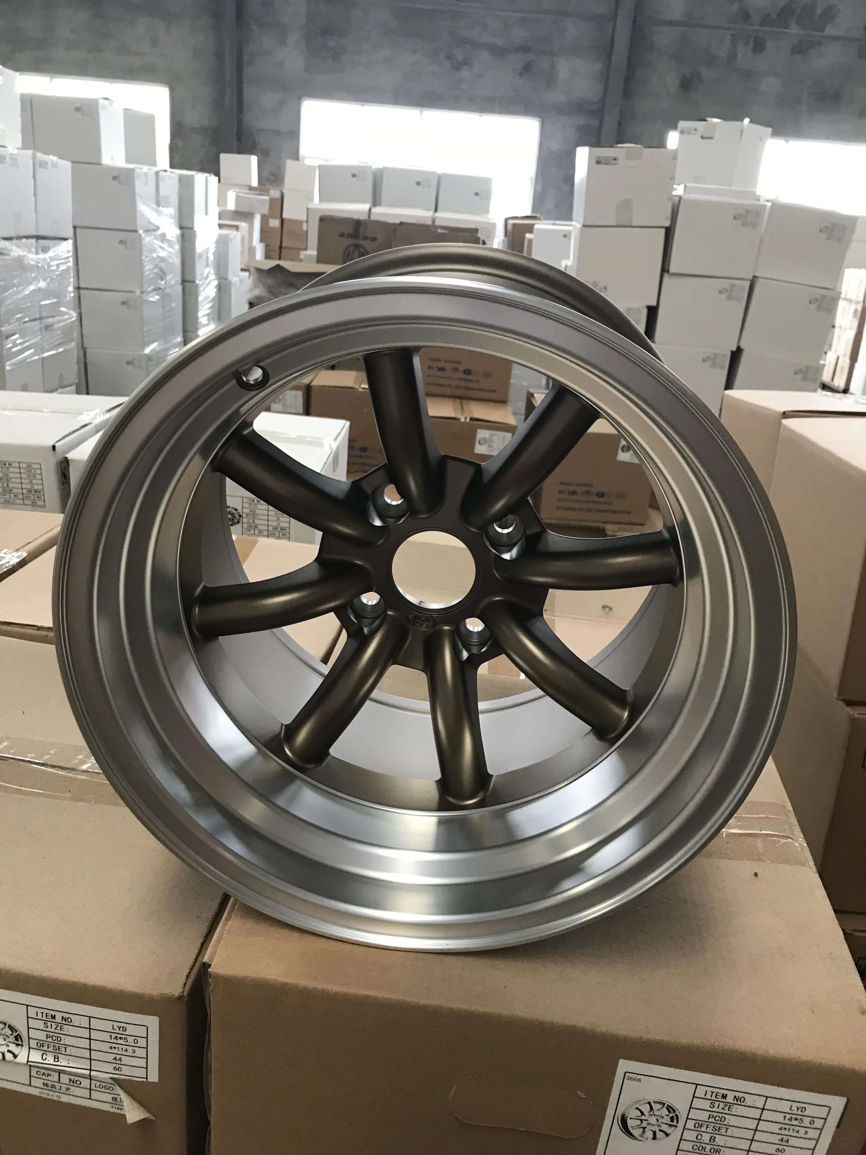 Gallop 2024 15 Inch 15*9j  Aluminum Alloy Passenger Car Wheel Rim New Style 100mm PCD 4*100*108 ET -13mm PCD