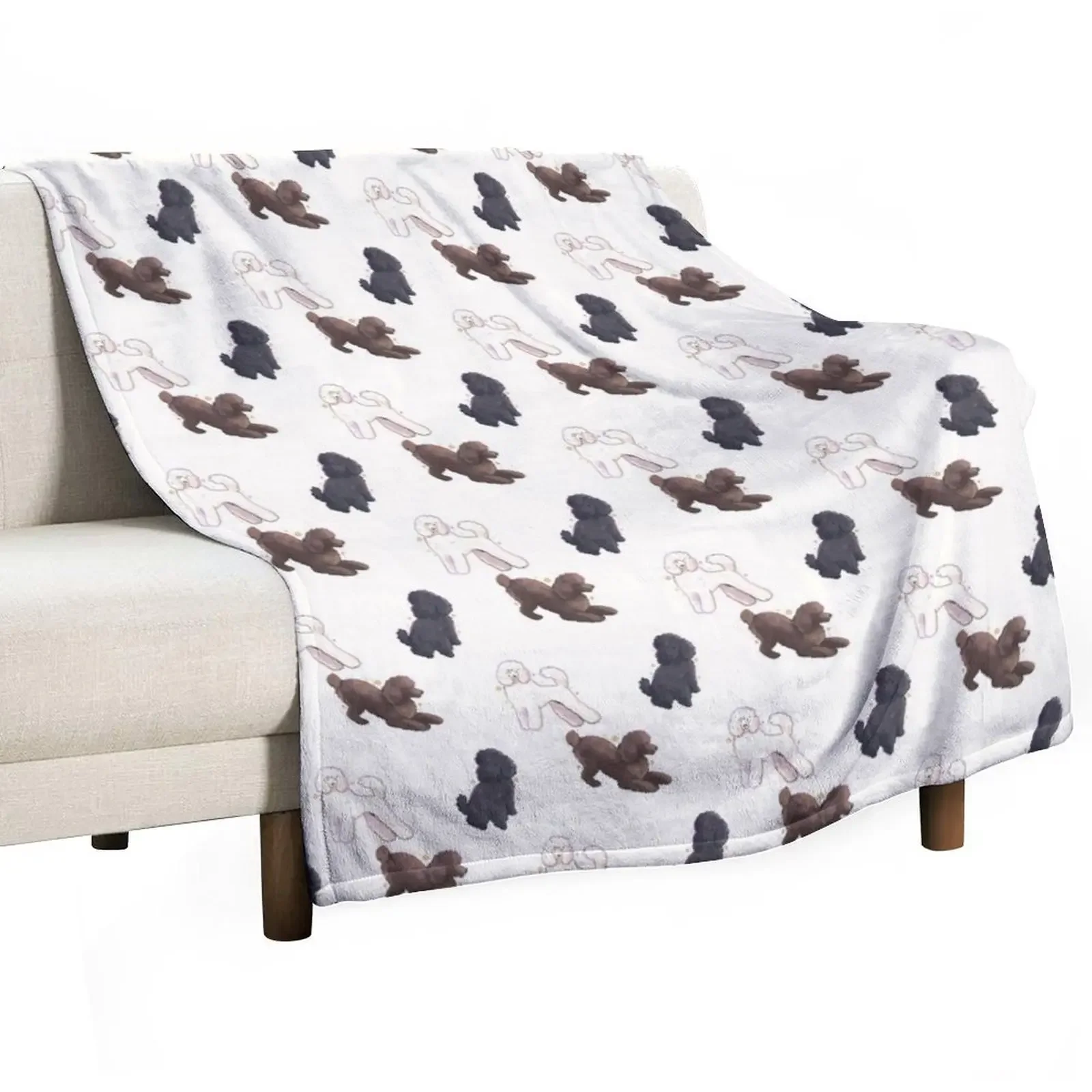 

Poodle pack Throw Blanket christmas decoration Decorative Beds Quilt Blankets