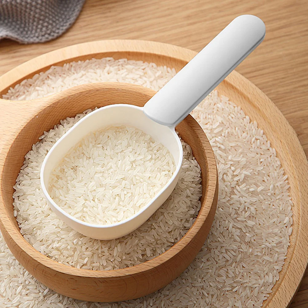 

2pcs Multi-Functional Rice High-Grade Abs Material Easy Clean Kitchen Baking Scoop Supply Portable Grain Scoop For Home Use Dry
