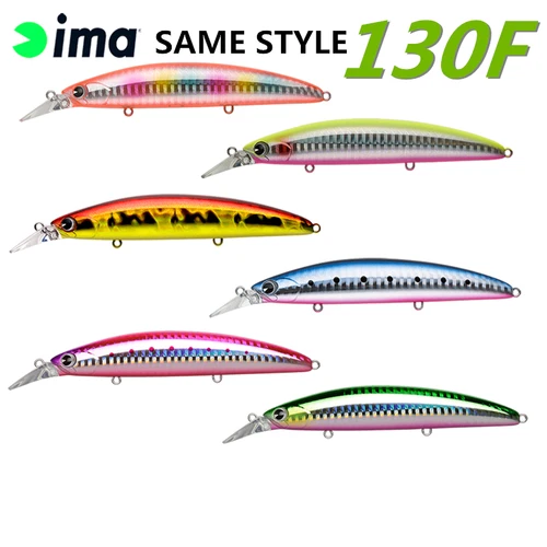 Señuelo LURETV Japón original importado ima SAME STYLE 130F, cebo flotante serie Gyodo, Mino9106