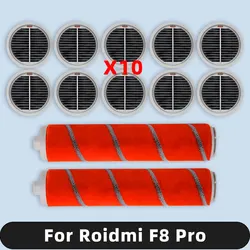 롤러 메인 브러시 헤파 필터 교체 부품 액세서리, 샤오미 Roidmi F8 Pro, NEX X20, NEX X30, NEX S2 와 호환