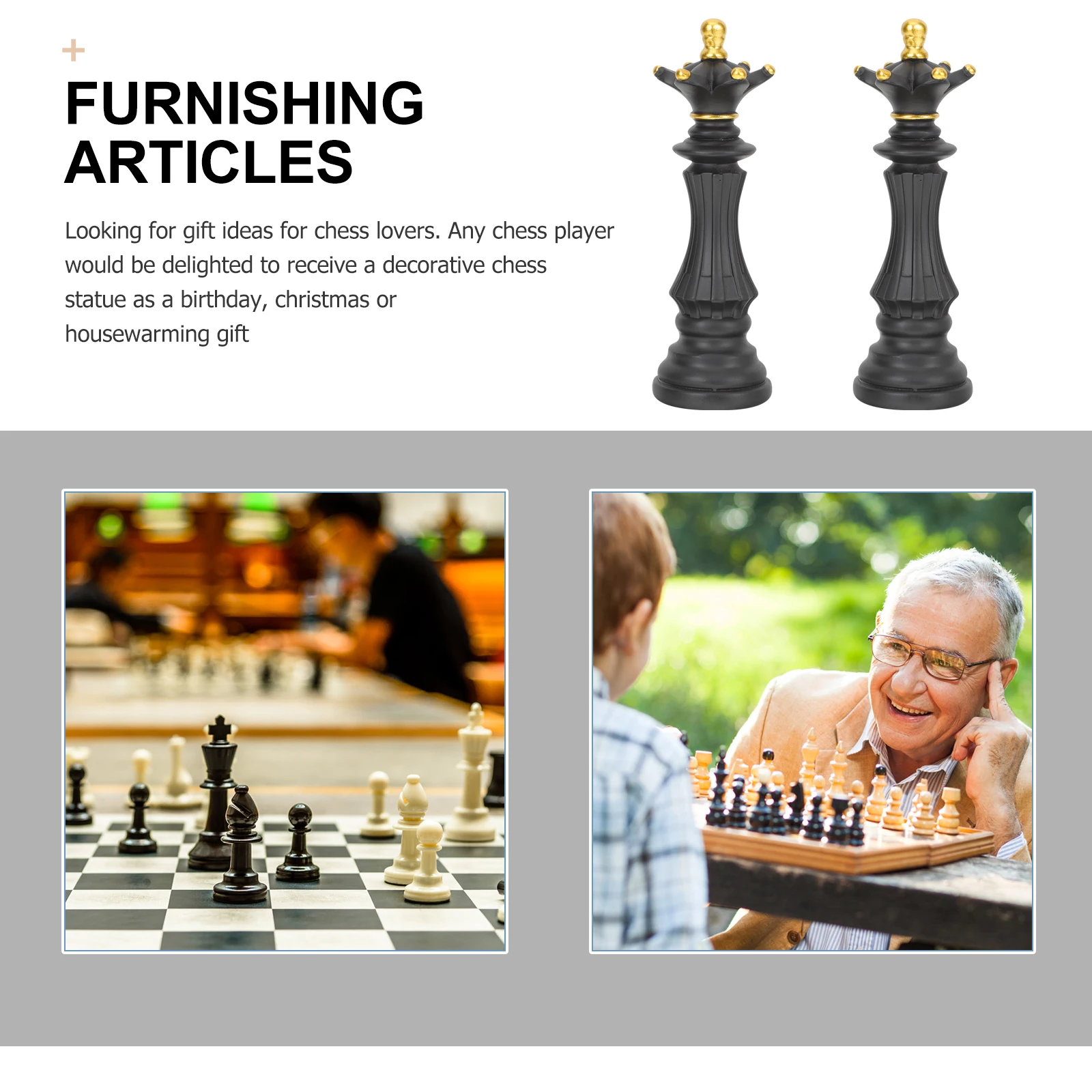 

Decorate Chess Ornaments Office International Statue Resin Decorative Status Bookshelf