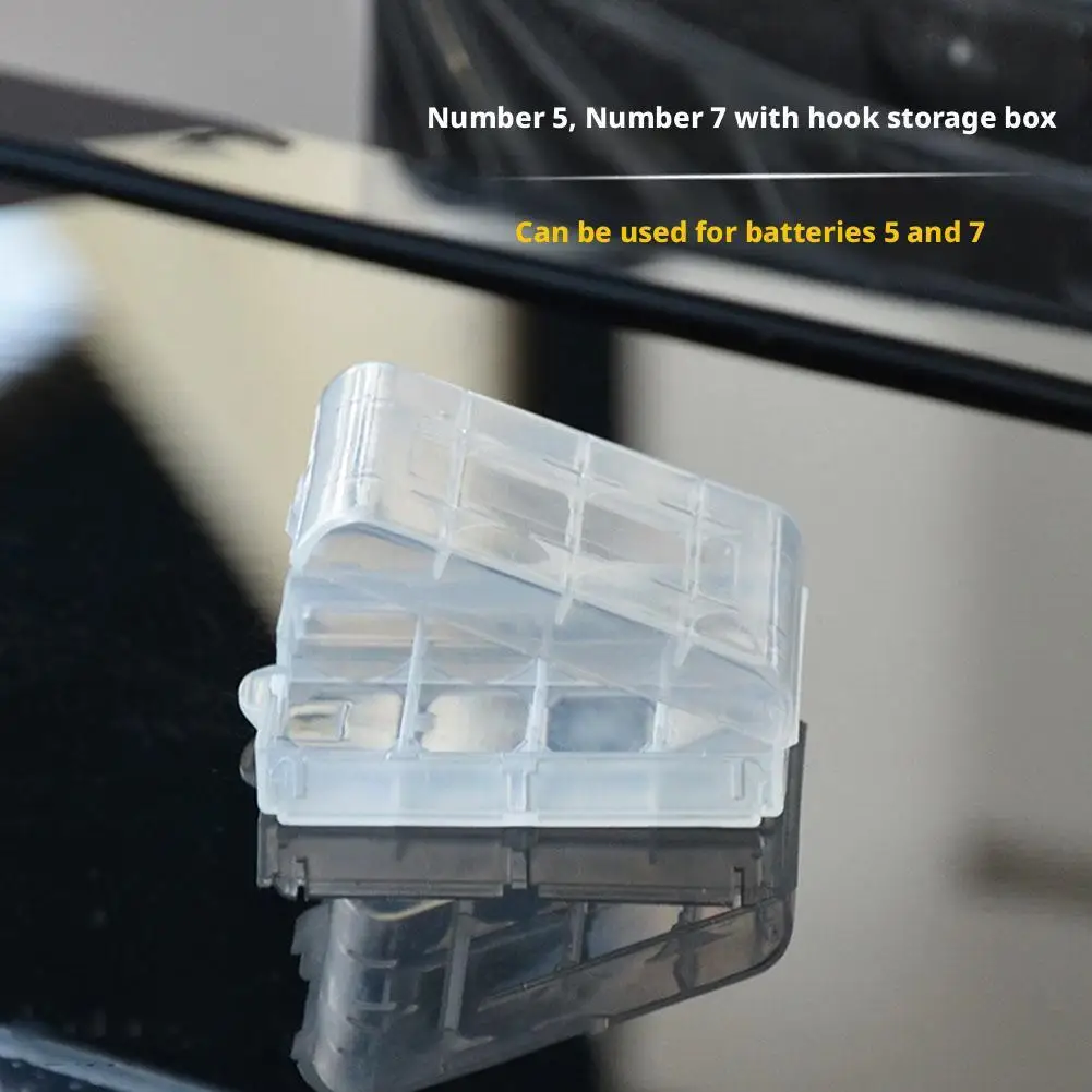 Высокое качество #   5 #   7 аккумуляторных коробок #   5 АА #   7 AAA Организуйте батарею AAA Батарея AA 4-я коробка для хранения батарей #   5 коробок W7T9