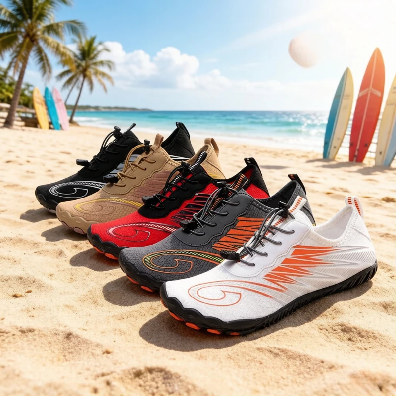

Quick-Drying Aqua Shoes for Women Men Barefoot Water Shoes Anti-Slip Outdoor Beach Upstream Wading Shoe Swimming Sneakers Unisex