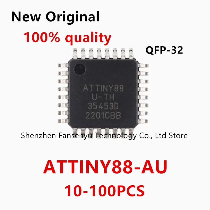 

(10-100piece)100% New ATTINY88-AU ATTINY88 AU QFP-32 Chipset