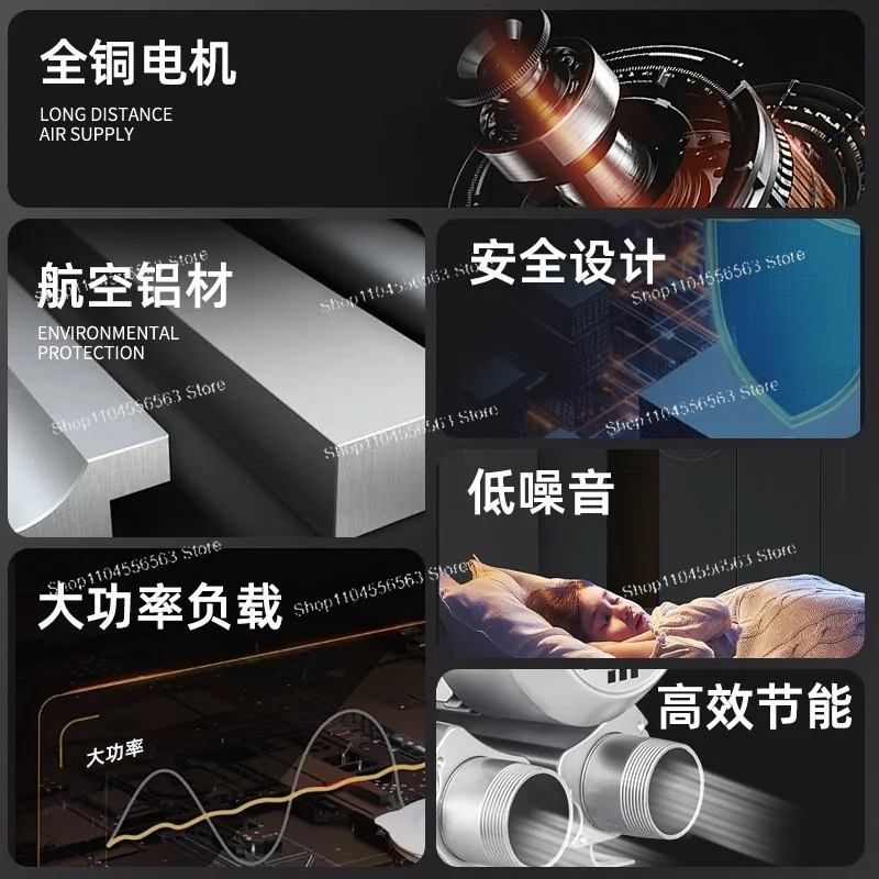 High pressure vortex air pump powerful high power industrial dust suction suction vortex blower 220v centrifugal fan