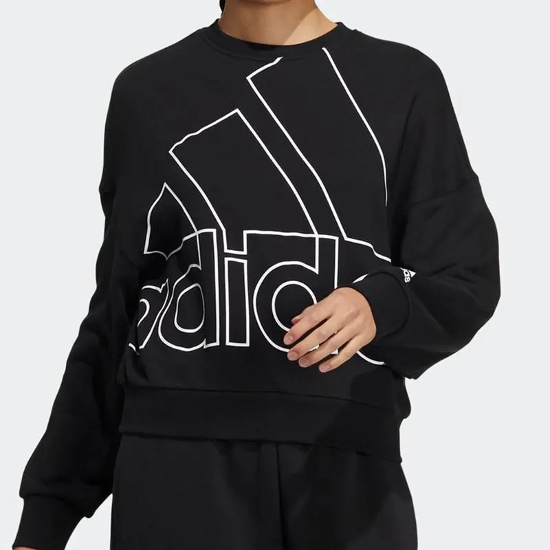 

Оригинальный повседневный женский модный спортивный свитшот Adidas с круглым вырезом HM9378