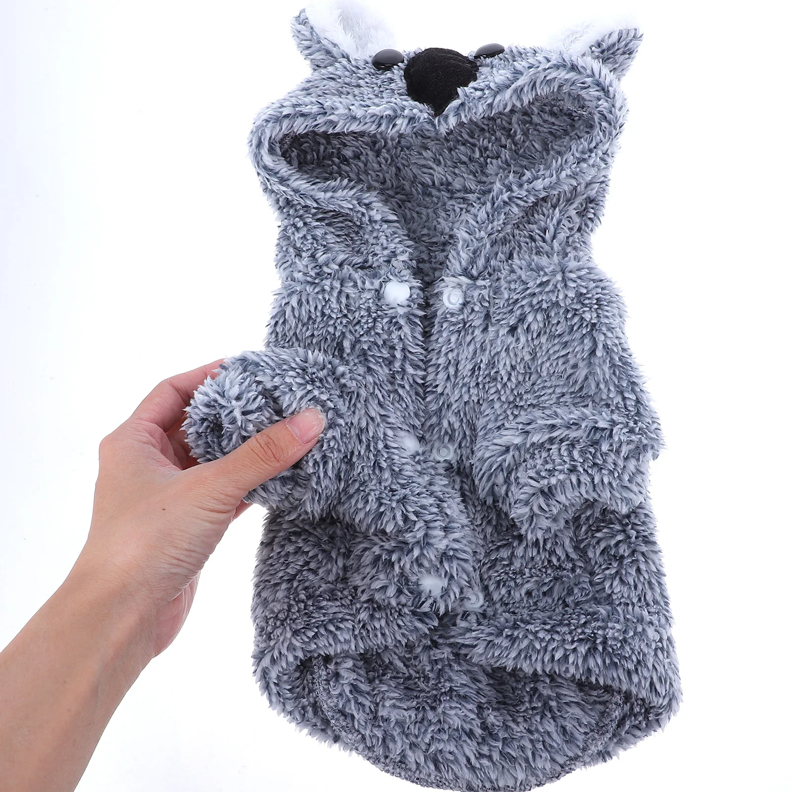 

1pc Styled Dog Clothes Warm Blue Pet Coat Outfits Cute Shaped Easy Wear Comfortable Durability Perfect for Outdoor Walking