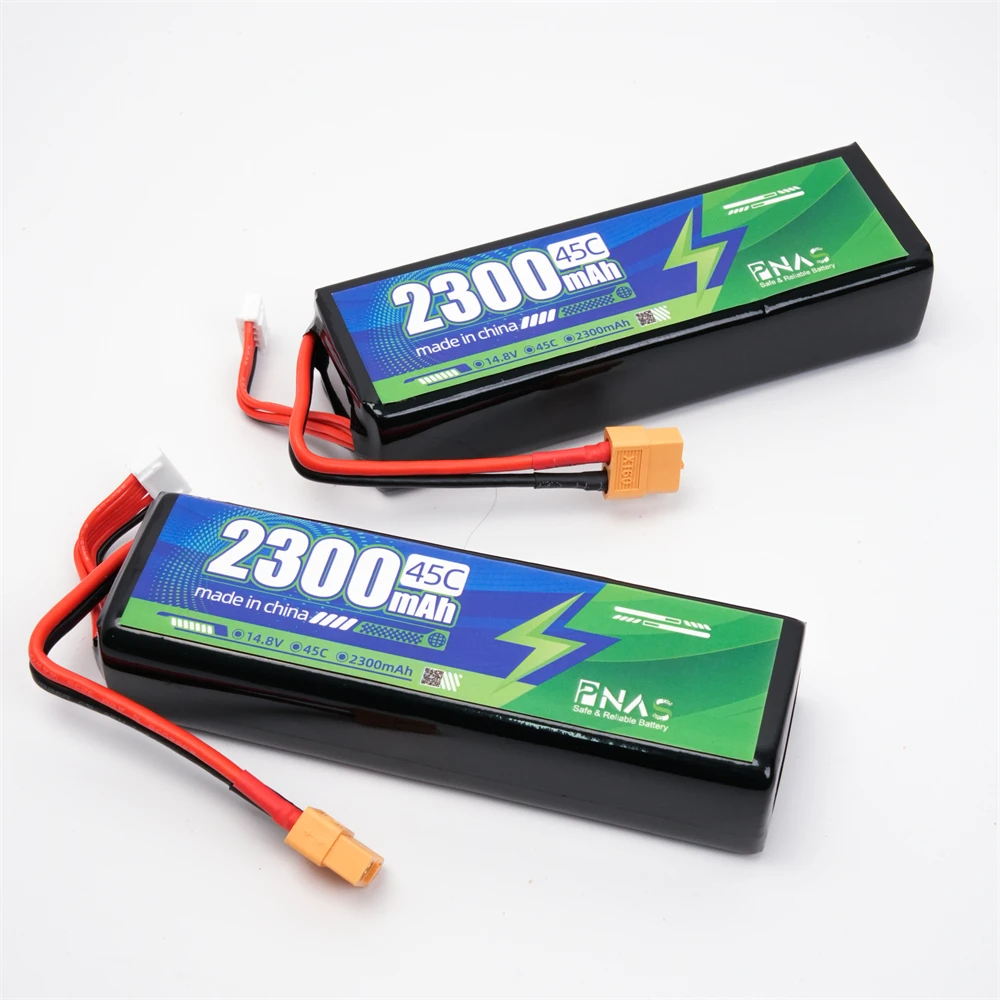 Casing Keras Lithium-Ion Kapal Rc Performa Tinggi 6S 2300Mah 14.8V 45C