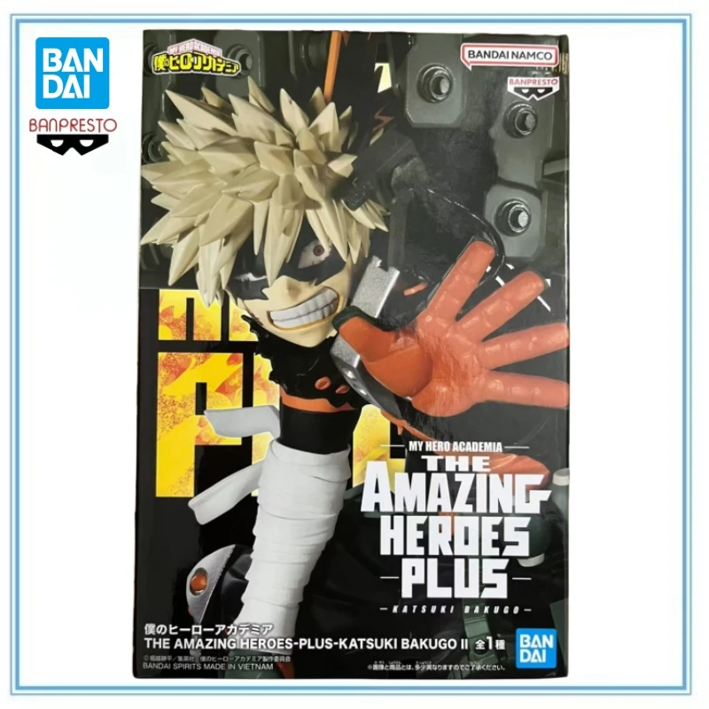 

BANDAI BANPRESTO Original Authentic in Stock My Hero Academia THE AMAZING HEROES PLUS Vol.2 Bakugou Katsuki Anime Gift Toy Model