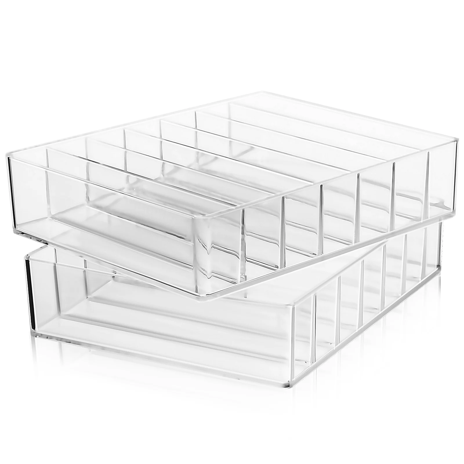 

2pcs Palette ganizer Acrylic Storage Box for Drawer Makeup Holder Clear Eyeshadow Palette ganizer Design