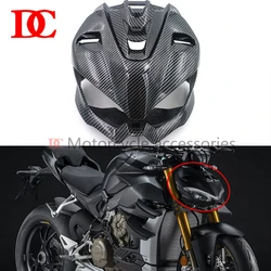 Headlight Fairing Front Upper Nose Cover Front Air Inlet Housing for Streetfighter V4S V4 SP 2020 2021 2022