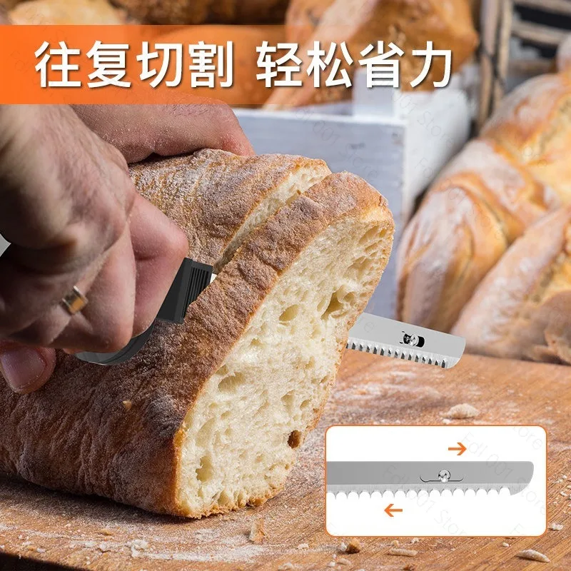 Dual-purpose electric slicing knife, rechargeable, outdoor electric for cutting bread