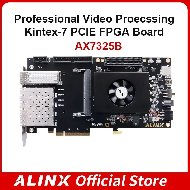 

ALINX AX7325B XILINX Kintex-7 SFP FPGA макетная плата XC7K325 PCIE карта акселератора