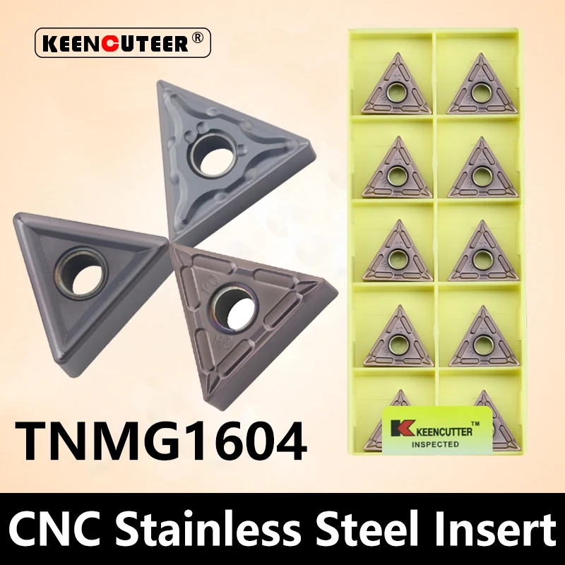 Carboneto de Inserção para Mtjnr l Externo Ferramenta de Gerencio Tnmg Cortador Cnc Torno Lâmina Aço Inoxidável Tnmg160404 Tnmg160408 Tnmg160412