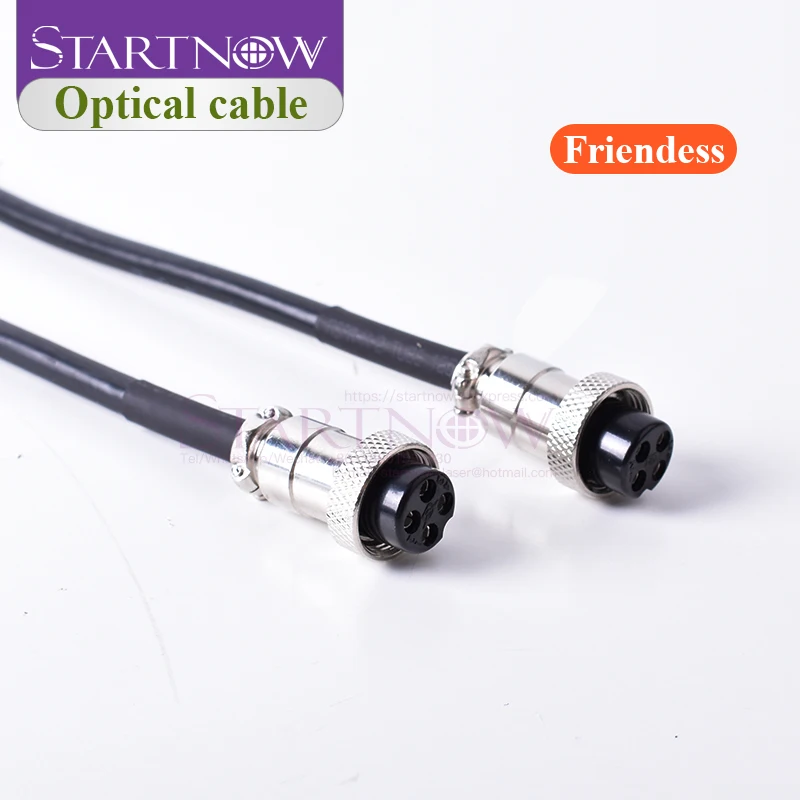 Pride itec-Câble à fibre optique RF pour tête de découpe de métal laser, fil à quatre cœurs chia ess BC, 10 m, 15 m, 20 m par lot