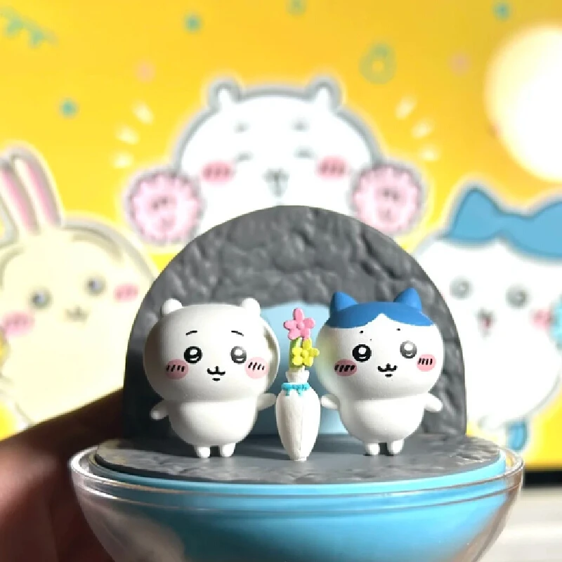 

100% натуральная консервированная сцена Chiikawa, серия орнаментов, слепая коробка Gacha Usagi Mystrey Box Kawaii Companion, ночник, индивидуальный подарок