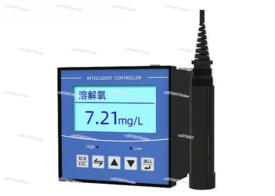 Real Time Dissolved Oxygen Controller Industrial Monitor Meter DO Tester RS485  4-20mA Relays Output Fish Pond