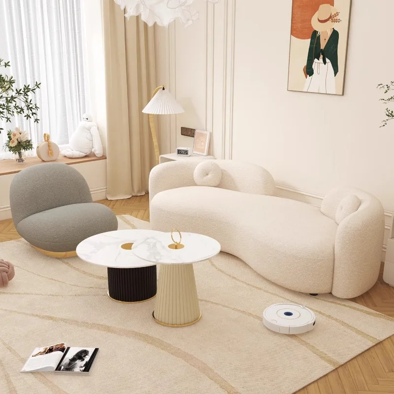 & Modern Design Armchair Sofa Lounge Office Minimalist Seating Living Room Sofas 2 Seater Comfortable Salon Living Room Furnitur - view 4