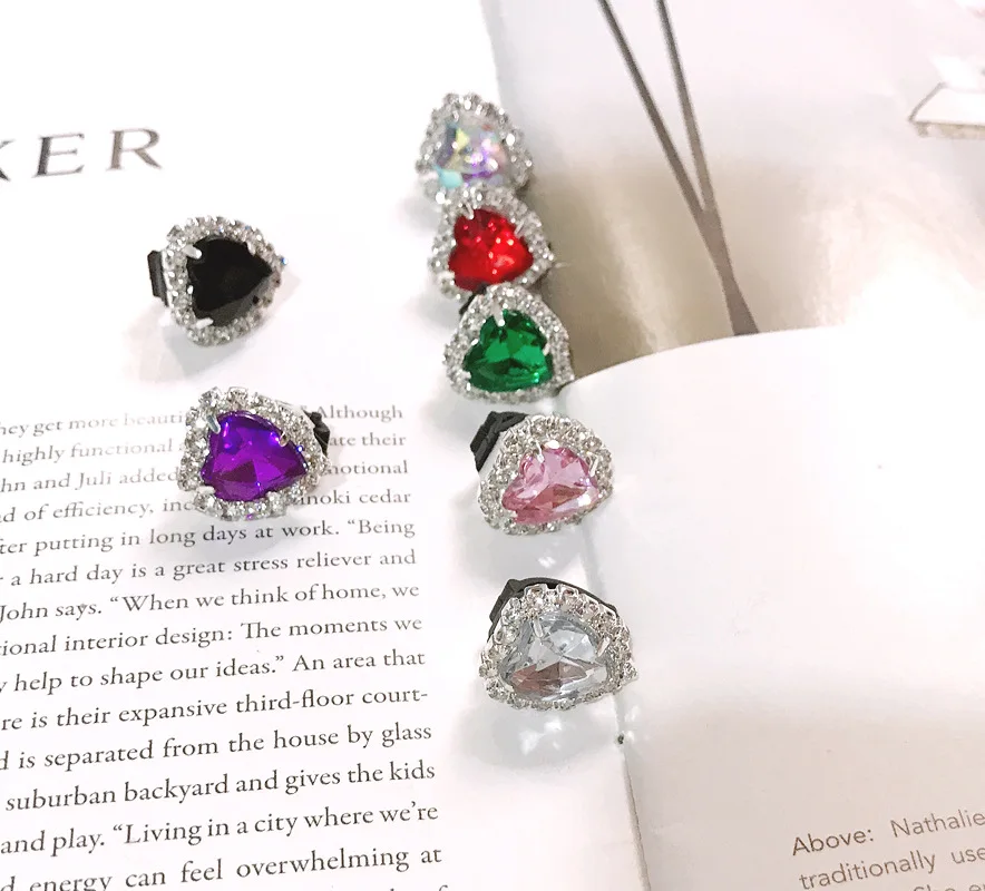 Schnürsenkel Schuh Schnalle Clips Perle Herz Liebe Charme Glänzenden Strass Schuh Schnürsenkel Dekoration Schuhe Zubehör Kinder Frauen 1 PCS – Detail 5